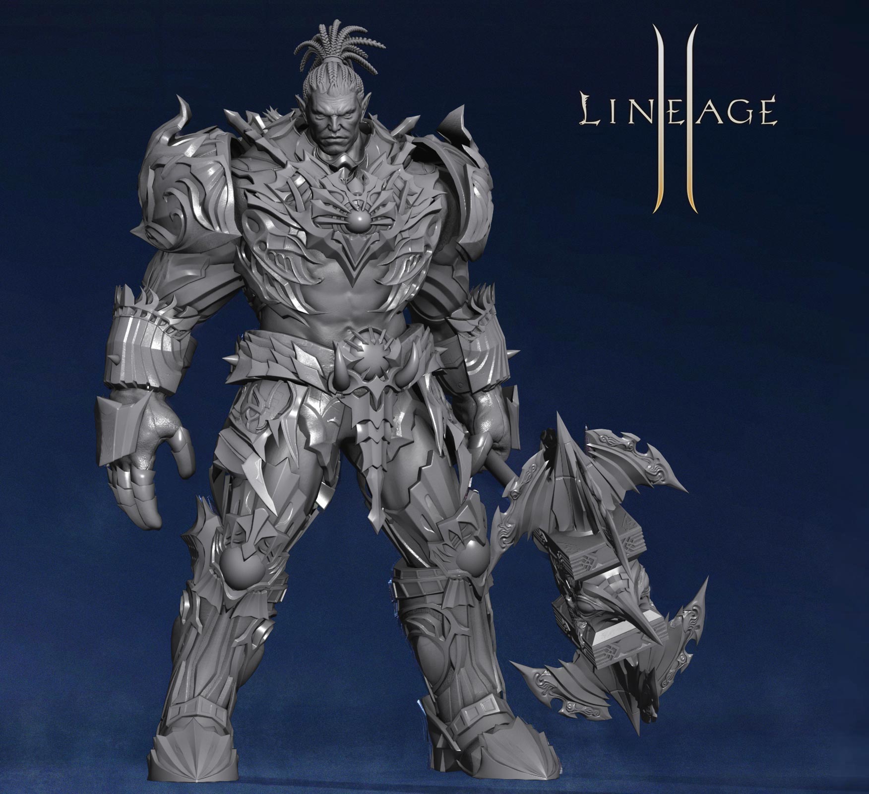 Lineage II Blood Alliance : Orc Render Normal