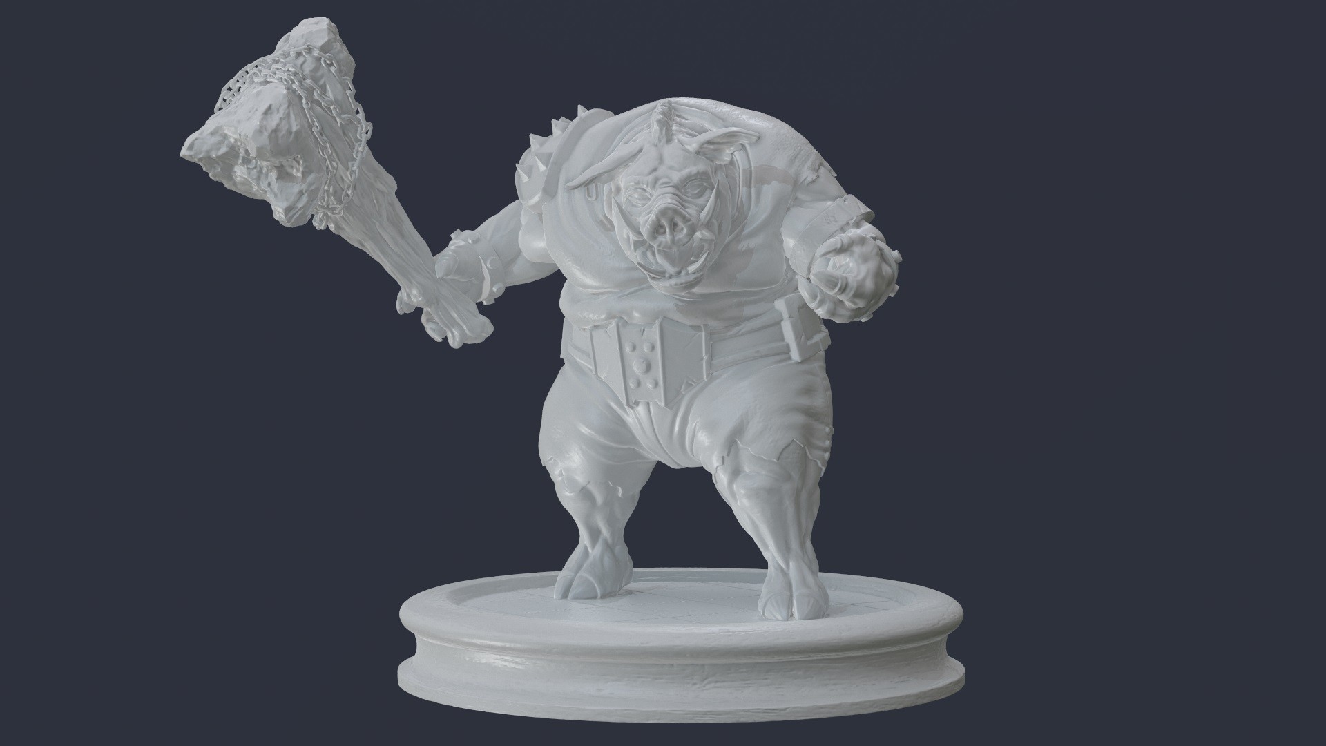 3D figurine for 3D print