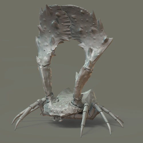 Crab Model/Normals Render