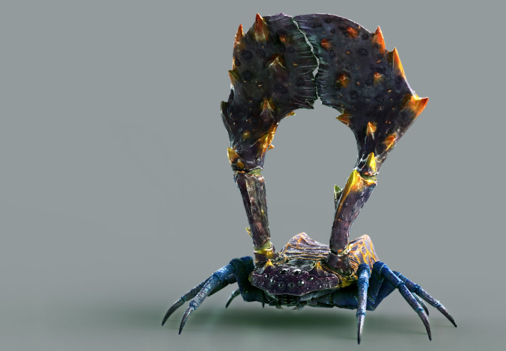 Crab Model and Texture Render in Keyshot