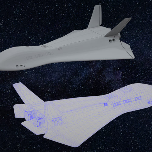 Shuttle Model Render